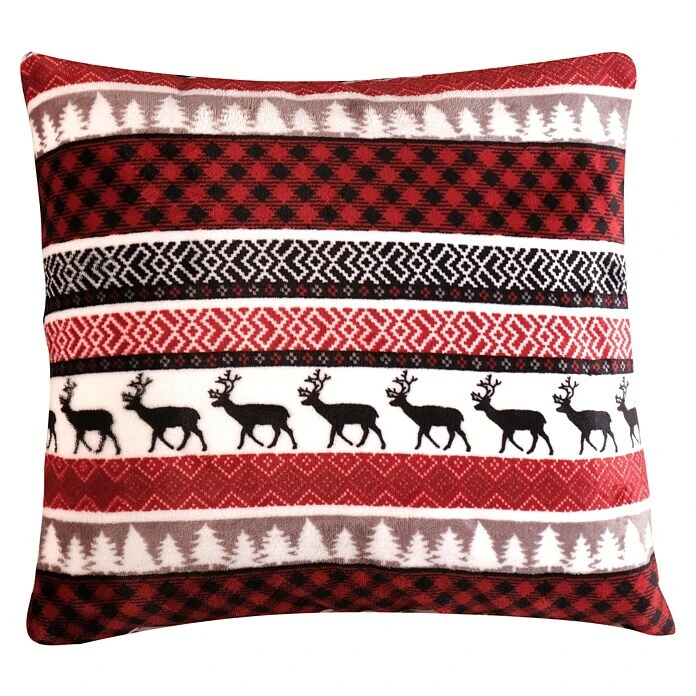 BAUHAUS Kissen Gabriel Red/Black, 45 X 45 Cm 3 BAUHAUS Kissen Gabriel Red/Black, 45 X 45 Cm