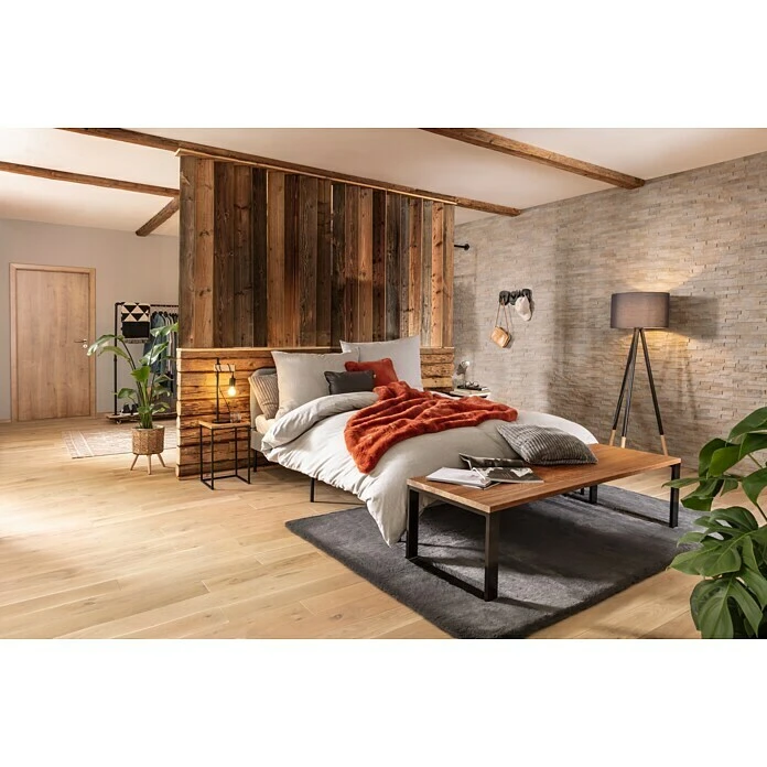 BAUHAUS Decke Larissa Potters Clay, 180 X 140 Cm, 100 % Polyester 6 BAUHAUS Decke Larissa Potters Clay, 180 X 140 Cm, 100 % Polyester – Bild 4
