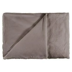 BAUHAUS Decke Happy Taupe, 200 X 150 Cm, 100 % Polyester