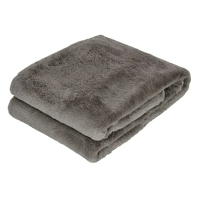 BAUHAUS Decke Happy Taupe, 200 X 150 Cm, 100 % Polyester 4 BAUHAUS Decke Happy Taupe, 200 X 150 Cm, 100 % Polyester – Bild 2