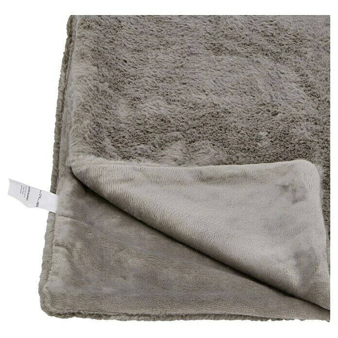 BAUHAUS Decke Happy Taupe, 200 X 150 Cm, 100 % Polyester 5 BAUHAUS Decke Happy Taupe, 200 X 150 Cm, 100 % Polyester – Bild 3