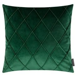 BAUHAUS Kissen Samt II Grün, 50 X 50 Cm, 100 % Polyester