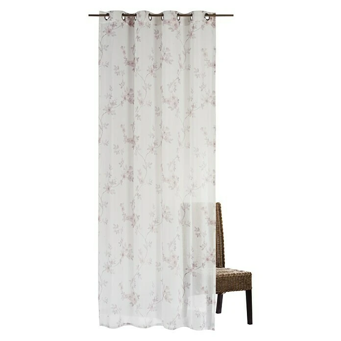 BAUHAUS Elbersdrucke Ösenschal Kyoto 140 X 255 Cm, 100 % Polyester, Beige/Rosa 3 BAUHAUS Elbersdrucke Ösenschal Kyoto 140 X 255 Cm, 100 % Polyester, Beige/Rosa