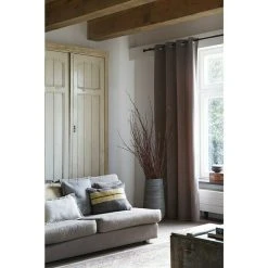 Alternative view of BAUHAUS Elbersdrucke Verdunkelungsvorhang Odeon 140 X 255 Cm, 100 % Polyester, Taupe