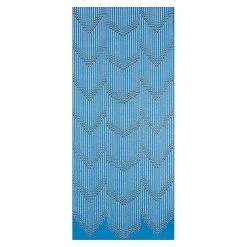 BAUHAUS Perlenvorhang Riviera Naturweiß/Braun, 90 X 210 Cm