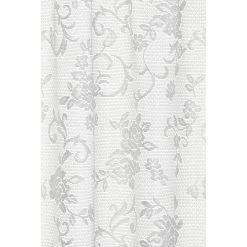 Alternative view of BAUHAUS Elbersdrucke Bistrogardine Rosanne 160 X 45 Cm, 100 % Polyester, Floral, Weiß