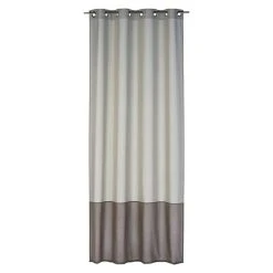 BAUHAUS Elbersdrucke Ösenschal Dualino 140 X 255 Cm, 100 % Polyester, Taupe/Braun