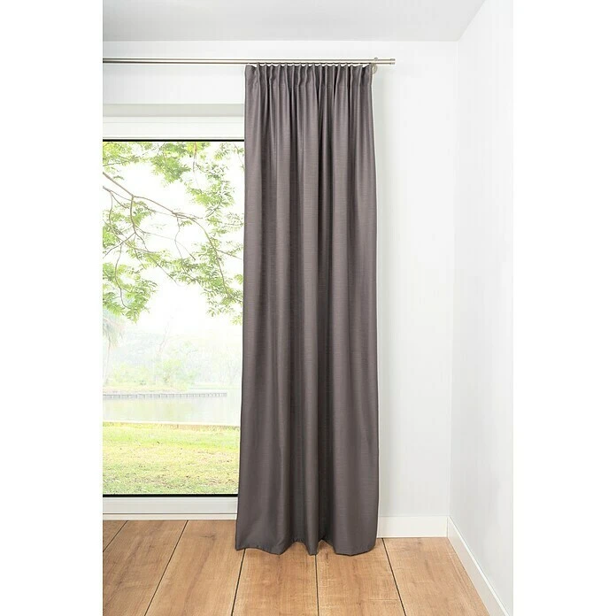 BAUHAUS Schlaufenschal Leinen-Look B X H: 135 X 245 Cm, 100 % Polyester, Grau 3 BAUHAUS Schlaufenschal Leinen-Look B X H: 135 X 245 Cm, 100 % Polyester, Grau