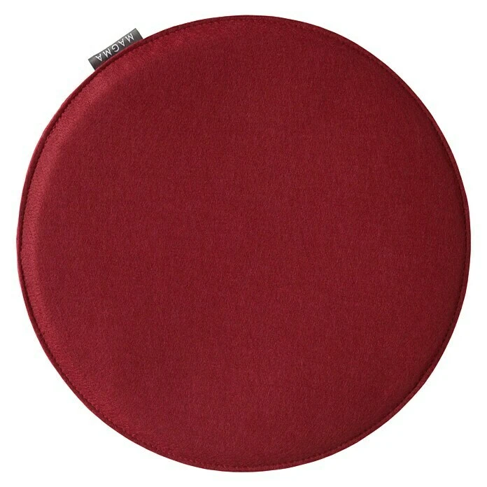 BAUHAUS Sitzkissen Rund Carl Ø X H: 35 X 2 Cm, Weinrot, 100 % Polyester 3 BAUHAUS Sitzkissen Rund Carl Ø X H: 35 X 2 Cm, Weinrot, 100 % Polyester