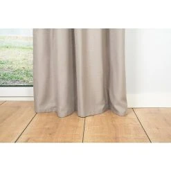 BAUHAUS Ösenschal Leinen-Look B X H: 135 X 300 Cm, 100 % Polyester, Cappucino -BAUHAUS Shop 12 458