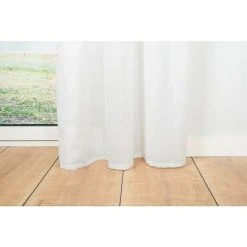 BAUHAUS Ösenschal Breeze B X H: 135 X 300 Cm, 100 % Polyester, Weiß -BAUHAUS Shop 12 474