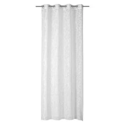 BAUHAUS Rasch Home Ösenschal Zig Zag 140 X 255 Cm, 100 % Polyester, Offwhite