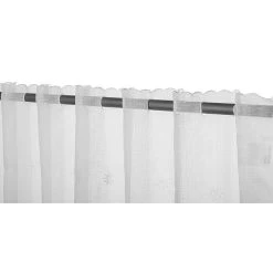 BAUHAUS Elbersdrucke Bistrogardine Valley 148 X 46 Cm, 100 % Polyester, Offwhite -BAUHAUS Shop 12 516