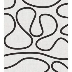BAUHAUS Expo Ambiente Flächenvorhang Move Schwarz, 100 % Polyester, 60 X 300 Cm