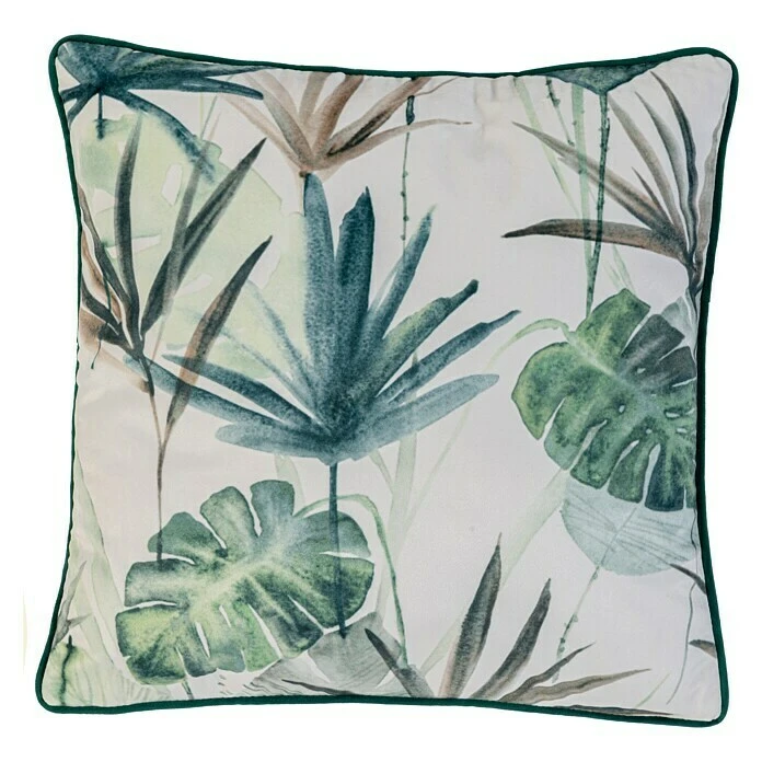 BAUHAUS Elbersdrucke Kissen Bahia Weiß/Grün, 45 X 45 Cm, 100 % Polyester 3 BAUHAUS Elbersdrucke Kissen Bahia Weiß/Grün, 45 X 45 Cm, 100 % Polyester