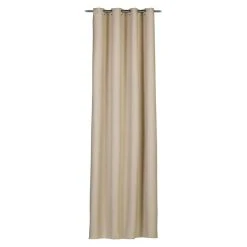 BAUHAUS Ösenschal Fabricio B X H: 140 X 245 Cm, 100 % Polyester, Creme