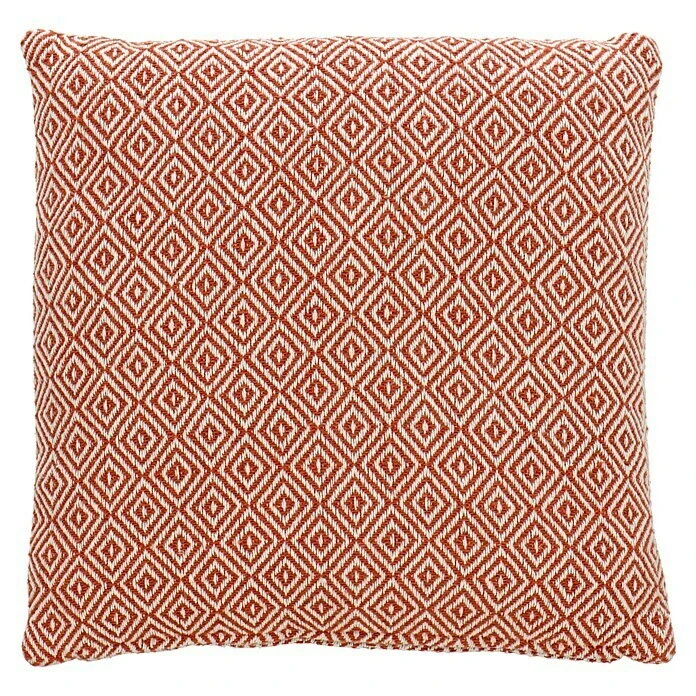 BAUHAUS Kissen Zigzag Rostrot, 45 X 45 Cm, 100 % Baumwolle 3 BAUHAUS Kissen Zigzag Rostrot, 45 X 45 Cm, 100 % Baumwolle