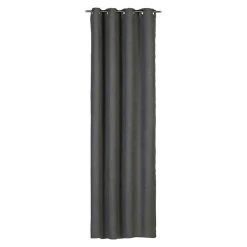 BAUHAUS Ösenschal Fabricio B X H: 140 X 245 Cm, 100 % Polyester, Anthrazit