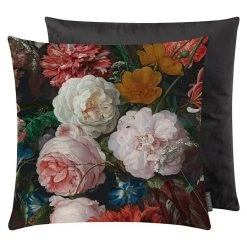 BAUHAUS Kissen Floral, Bunt, 50 X 50 Cm, 100 % Polyester