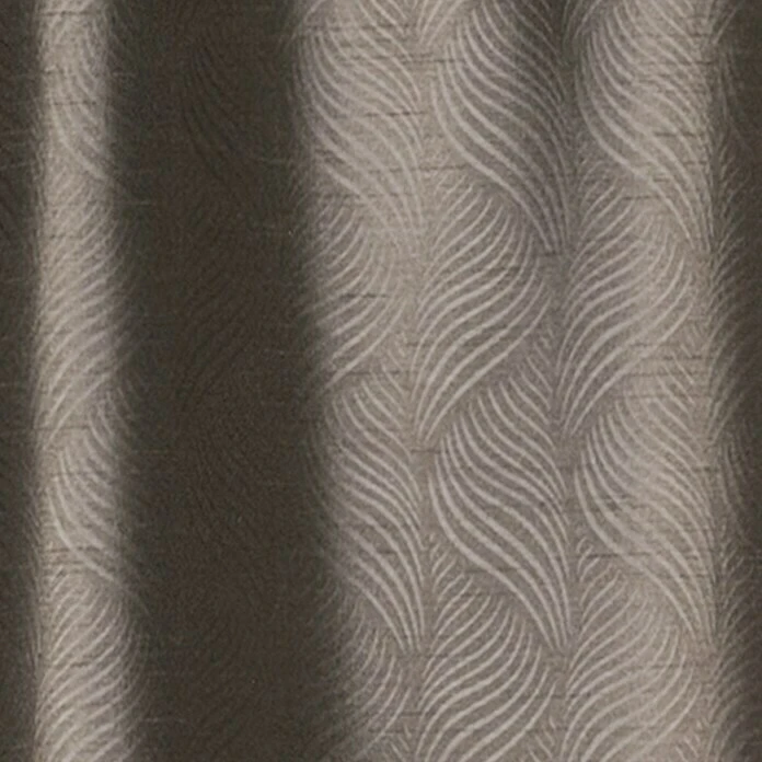 BAUHAUS Elbersdrucke Verdunkelungsvorhang Deep Shade 140 X 255 Cm, 100 % Polyester, Taupe 5 BAUHAUS Elbersdrucke Verdunkelungsvorhang Deep Shade 140 X 255 Cm, 100 % Polyester, Taupe – Bild 3