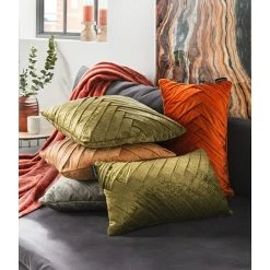 BAUHAUS Kissen Folded Grau, 45 X 45 Cm, 100 % Baumwolle -BAUHAUS Shop 12 629