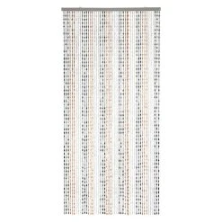 BAUHAUS Conacord Perlenvorhang Jasmin Schwarz/Weiß/Rot, 90 X 200 Cm, Kunststoff