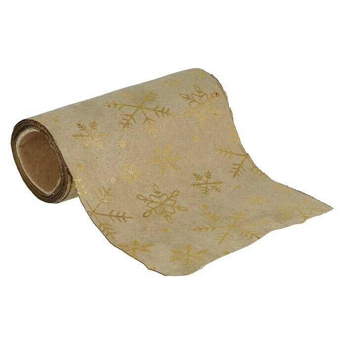 BAUHAUS Dekostoff Braun/Gold, 300 X 12 Cm, 100 % Polyester 3 BAUHAUS Dekostoff Braun/Gold, 300 X 12 Cm, 100 % Polyester