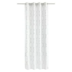 BAUHAUS Expo Ambiente Ösenschal Fynn 135 X 245 Cm, 100 % Polyester, Weiß
