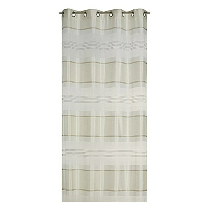 BAUHAUS Elbersdrucke Ösenschal Horizon 140 X 255 Cm, 100 % Polyester, Weiß 3 BAUHAUS Elbersdrucke Ösenschal Horizon 140 X 255 Cm, 100 % Polyester, Weiß