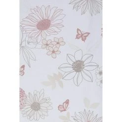 BAUHAUS Expo Ambiente II Flächenvorhang Bloom Weiß/Rot, 100 % Polyester, 60 X 245 Cm -BAUHAUS Shop 12 685