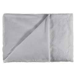 BAUHAUS Decke Happy Silber, 200 X 150 Cm, 100 % Polyester