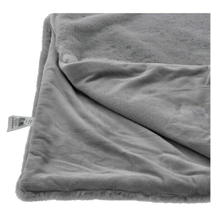 BAUHAUS Decke Happy Silber, 200 X 150 Cm, 100 % Polyester 7 BAUHAUS Decke Happy Silber, 200 X 150 Cm, 100 % Polyester – Bild 5