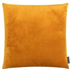 BAUHAUS Kissen Wendekissen Samt Senf, 50 X 50 Cm, 100 % Polyester