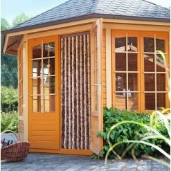 BAUHAUS Conacord Dekovorhang Flauschi Beige/Braun, 90 X 200 Cm, 100 % Polyester