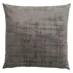 BAUHAUS Kissen Vintage Velvet Charcoal Grey, 50 X 50 Cm, 100 % Polyester