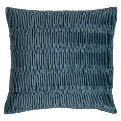 BAUHAUS Kissen Tess Blau, 45 X 45 Cm, 100 % Baumwolle