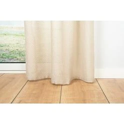 BAUHAUS Ösenschal Dot B X H: 135 X 300 Cm, 100 % Polyester, Sand -BAUHAUS Shop 12 860