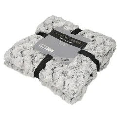 BAUHAUS Decke Smooth Schwarz, 200 X 150 Cm, 100 % Polyester