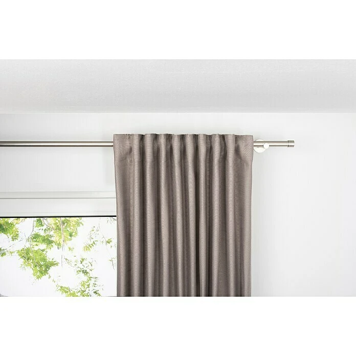BAUHAUS Schlaufenschal Leinen-Look B X H: 135 X 245 Cm, 100 % Polyester, Taupe 4 BAUHAUS Schlaufenschal Leinen-Look B X H: 135 X 245 Cm, 100 % Polyester, Taupe – Bild 2