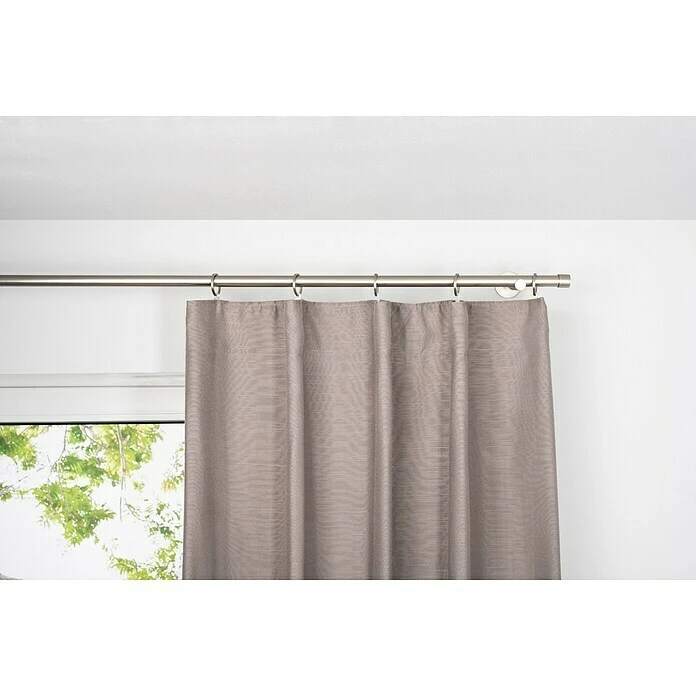 BAUHAUS Schlaufenschal Leinen-Look B X H: 135 X 245 Cm, 100 % Polyester, Taupe 5 BAUHAUS Schlaufenschal Leinen-Look B X H: 135 X 245 Cm, 100 % Polyester, Taupe – Bild 3