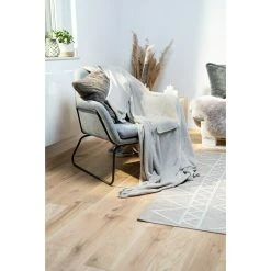 BAUHAUS Decke Giny Ärmel Pumice Stone, 200 X 150 Cm, 100 % Polyester -BAUHAUS Shop 12 949